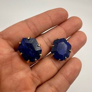 DISCONTINUED - Kendra Scott Morgan Studs in Lapis, great condition!